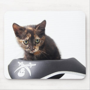 Hacker Kitten Mouse Pad