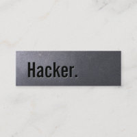 Hacker Professional Black Minimalist