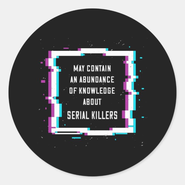 Hacker Sayings Classic Round Sticker (Front)