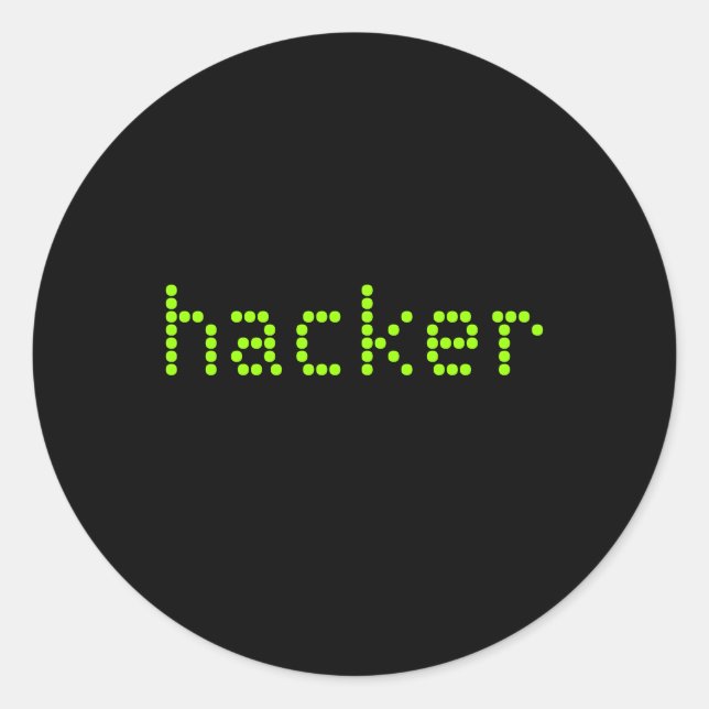 Hacker Stickers Pack of 20 (Front)