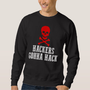 Hackers Gonna Hack Security And Protect Present Sweatshirt