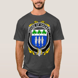 Hackett Coat of Arms Family Crest T-Shirt