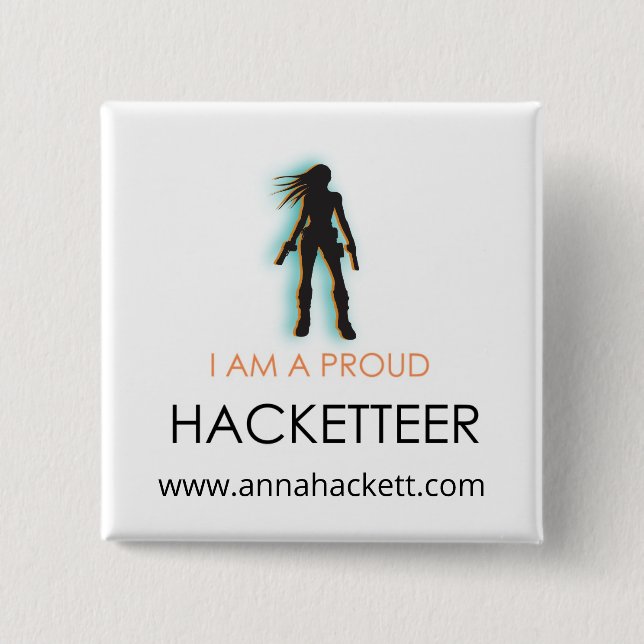 Hacketteer Button (Front)