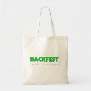 Hackfest Title Screen Tote Bag