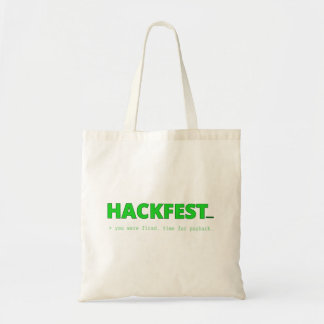 Hackfest Title Screen Tote Bag