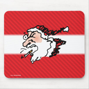 Hackin Santa Funny Cartoon Mouse Pad
