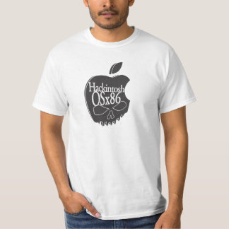 Hackintosh OSx86 Logo 3D Black T-Shirt