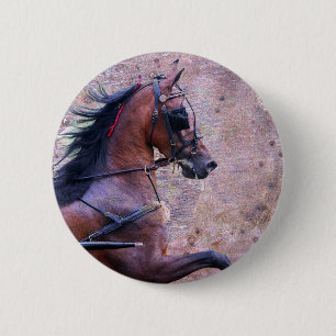 Hackney Grunge 2 Inch Round Button