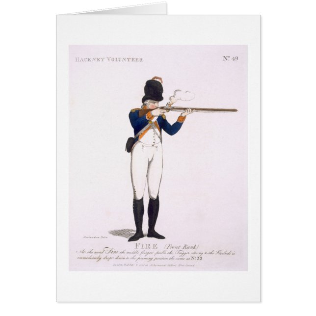 Hackney Volunteer, plate 49 from 'Loyal Volunteers (Front)