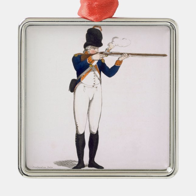 Hackney Volunteer, plate 49 from 'Loyal Volunteers Metal Ornament (Front)
