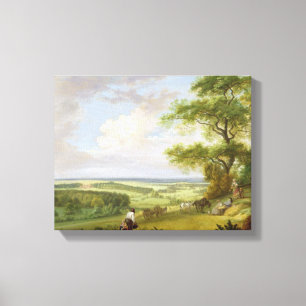 Hackwood Park, Hampshire (oil on canvas) Canvas Print