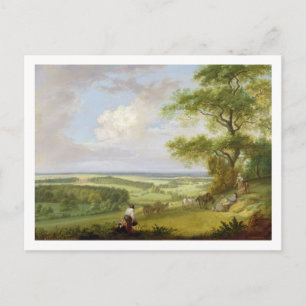 Hackwood Park, Hampshire (oil on canvas) Postcard