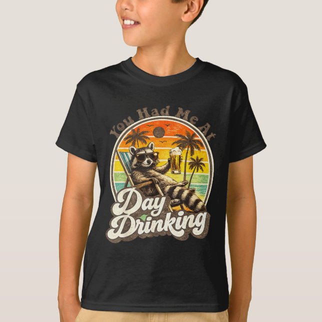 Had at day drinking funny retro beach summer T-Shirt (Front)