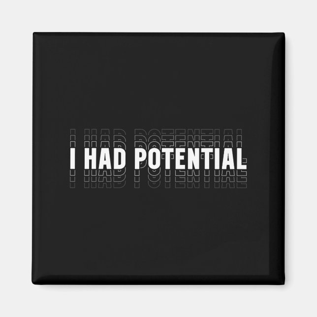 Had potential funny physics science teacher humour magnet (Front)