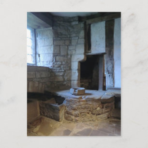 Haddon Hall Medieval Kitchen Postcard