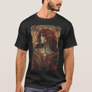 Hades And Persephone Mythology Tarot Card T-Shirt