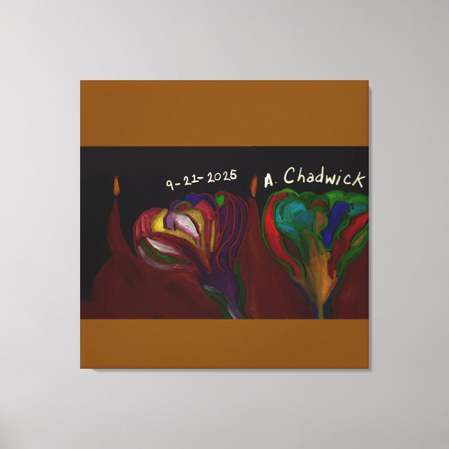 Hades Floral Arrangement Canvas Print (Front)