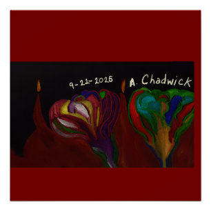 Hades Floral Arrangement Glossy Poster