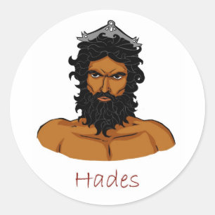Hades - Greek God Classic Round Sticker