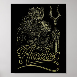 Hades Greek God _ Hero Costume Training God Of War Poster