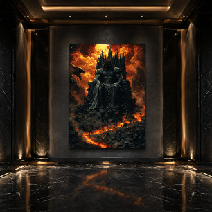 Hades, King of the Underworld - Dark God of Fire Poster