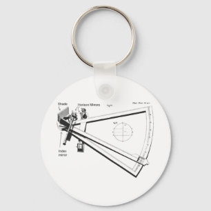 Hadley's octant keychain