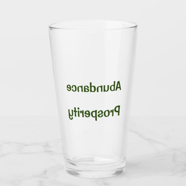 HADO Energy  - Abundance and Prosperity - Dr Emoto Glass (Front)