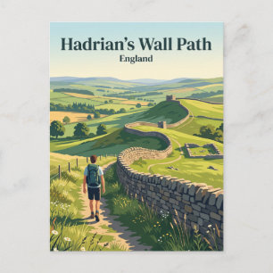 Hadrian's Wall Path England Postcard
