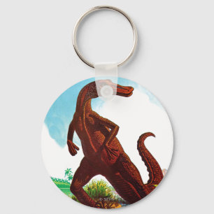 Hadrosaurus Dinosaur Keychain