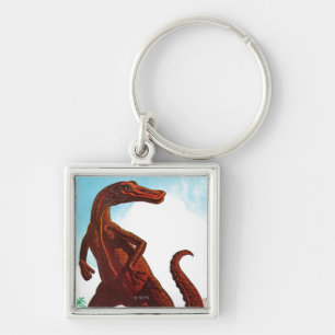 Hadrosaurus Dinosaur Keychain