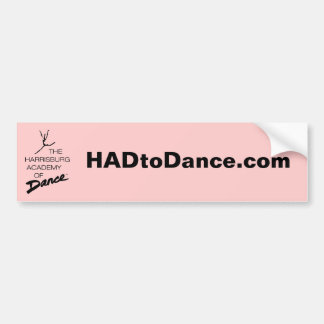 HADtoDance.com Bumper Sticker
