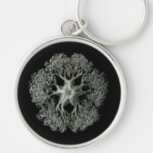 Haeckel Negative Keychain