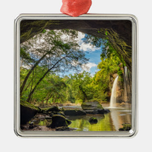 Haew Suwat Waterfall Metal Ornament