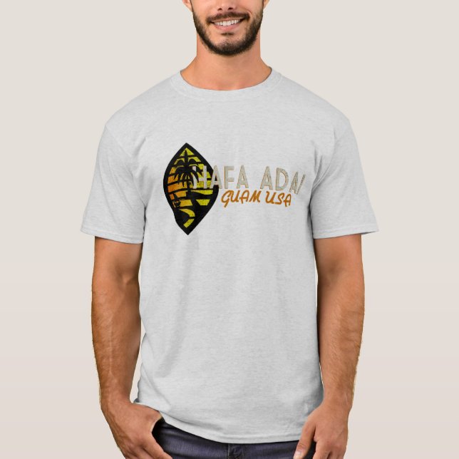 Hafa Adai Guam Vintage tee (Front)