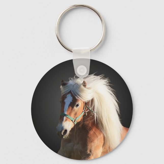Haflinger Horse Keychain (Front)
