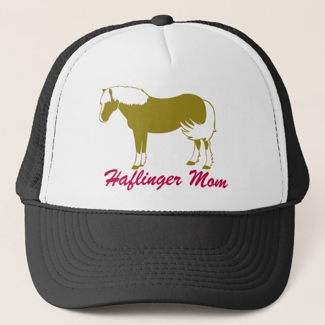 Haflinger Mom Trucker Hat (Front)