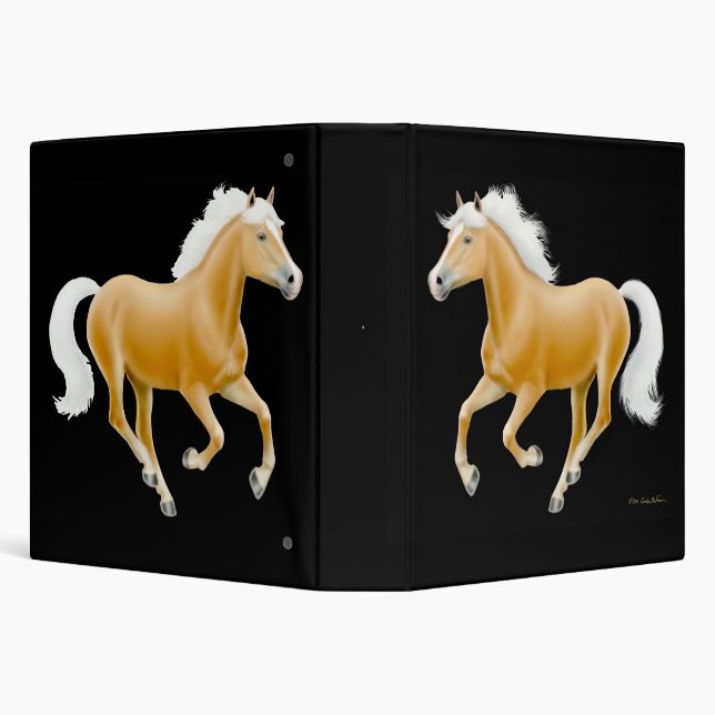 Haflinger Palomino Horse Binder (Background)