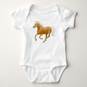 Haflinger Palomino Pony Infant One Piece Baby Bodysuit
