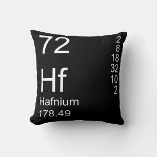 Hafnium Throw Pillow
