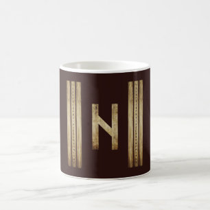Hagalaz Brown Grunge Mugs