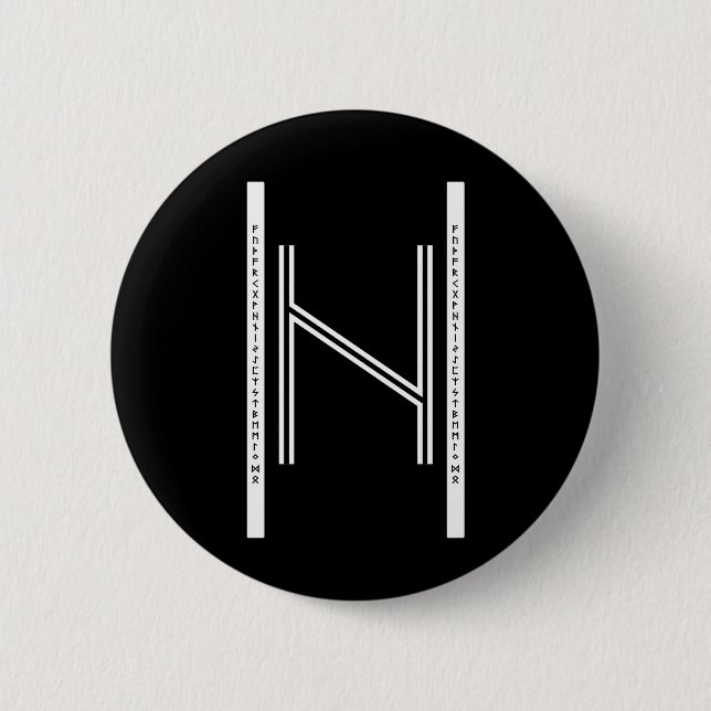 Hagalaz BW Buttons (Front)