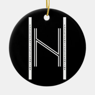 Hagalaz BW Ornaments