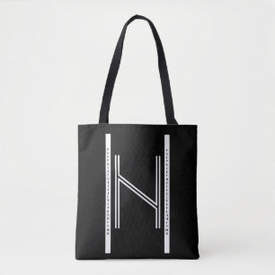 Hagalaz BW Tote Bags