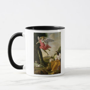 Hagar and Ishmael Rescued by the Angel, c.1648 Mug