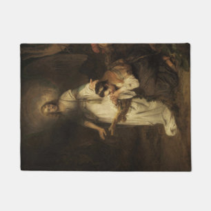 Hagar and the Angel (by Carel Fabritius) Doormat