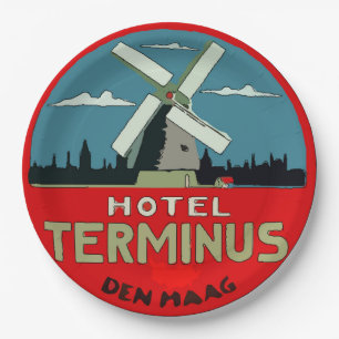 Hage Hotel,  Paper Plates