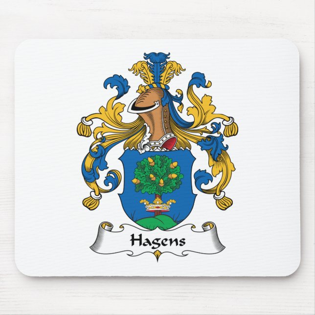Hagens Family Crest Mouse Pad (Front)