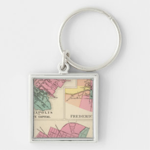 Hagerstown, Annapolis, Frederick City Keychain