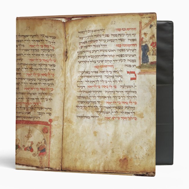 Haggadah for the Eve of Passover Binder (Front/Inside)