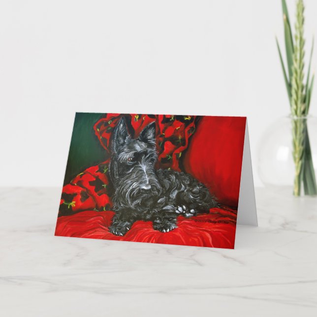 Haggis the Scottish Terrier Card (Front)